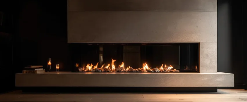 Gas Fireplace Ember Bed Design Services in Cloverly, Maryland