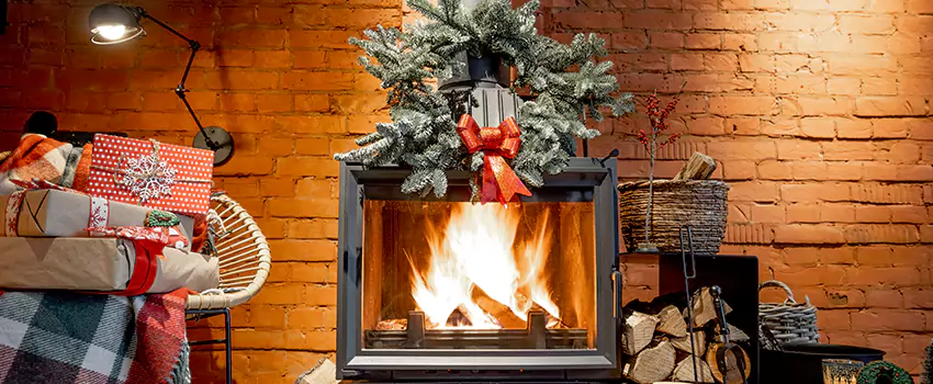 Travis Industries Linear Gas Fireplace Installation in Cloverly, Maryland