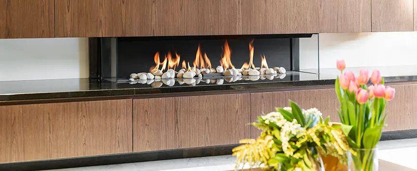 Double-height Fireplace Design Refurbishment in Cloverly, Maryland