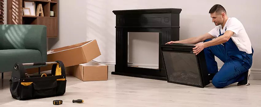 Old Rusted Metal Fireplace Repair And Replacement in Cloverly, MD