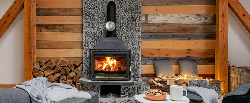 Thelin Hearth Products Direct Vent Gas Stove Fireplace Inspection in Cloverly, Maryland